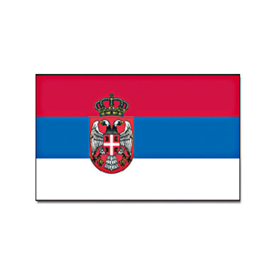 Serbien Flagge