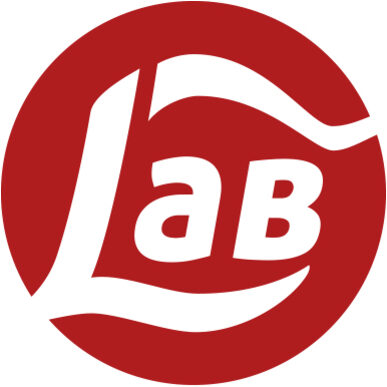 Laboratorium (Logo gelbbraun 2014)