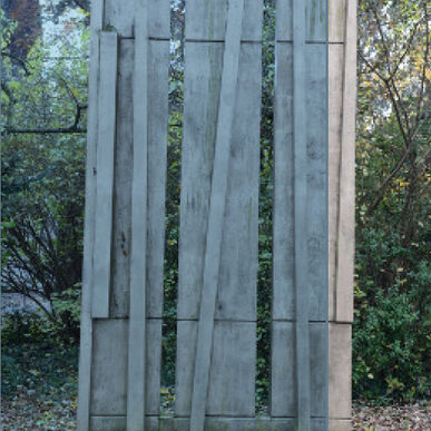 Otto Herbert Hajek: Dreiheit III, 2001 (P662a / Skulpturenpark 10). Foto: Atelier Daiber & Schlesinger