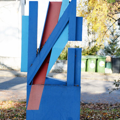 Otto Herbert Hajek: Dynamisches Raumzeichen I, 1992 (P 623 / Skulpturenpark 26). Foto: Atelier Daiber & Schlesinger