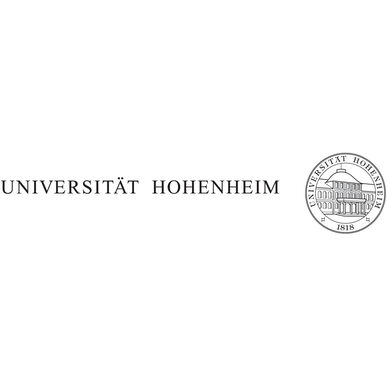 Logo - Universität Hohenheim schwarz