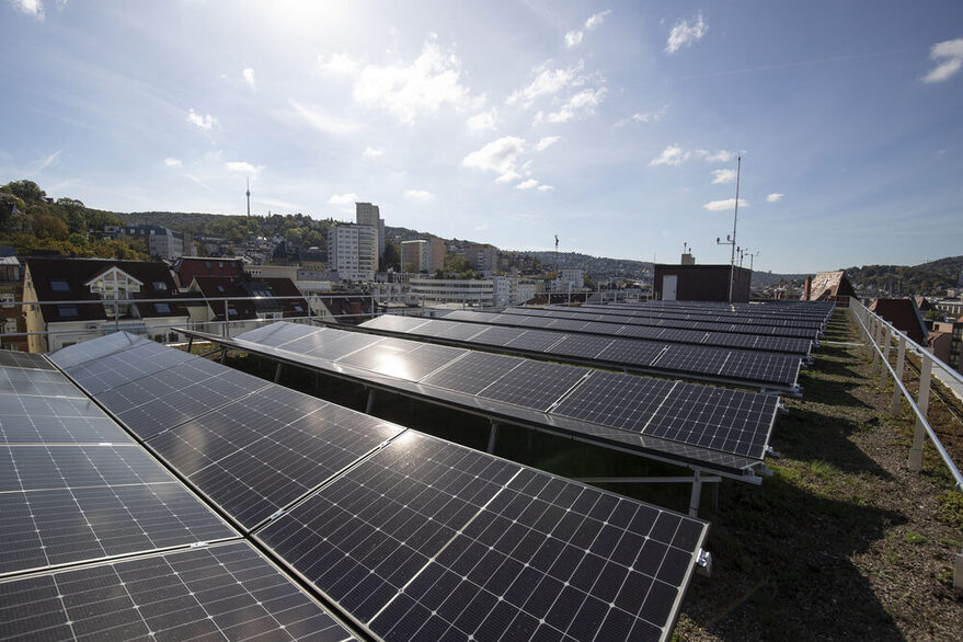 Photovoltaikanlagen auf stdtischen Gebuden