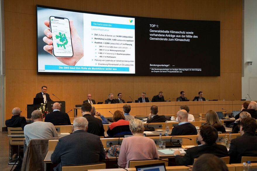 Video-Mitschnitt der Liveübertragung Generaldebatte Klimaschutz des Gemeinderats Stuttgarts