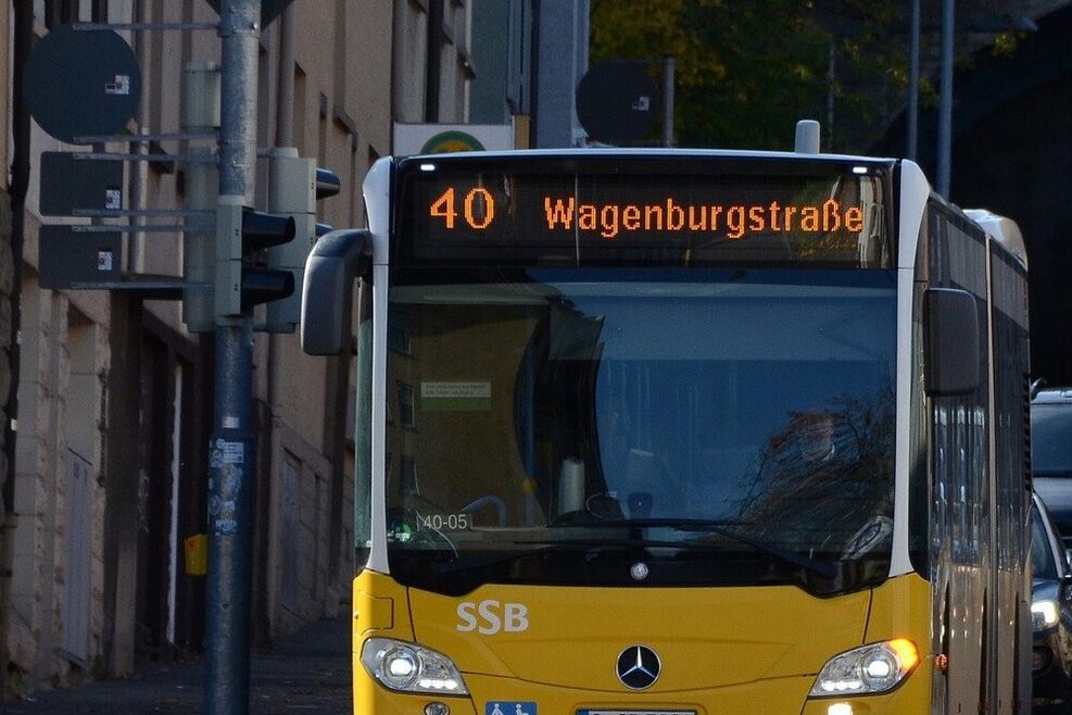 Buslinie 40 in Stuttgart-Ost