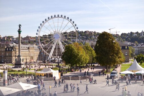 Riesenrad, Schlossplatz