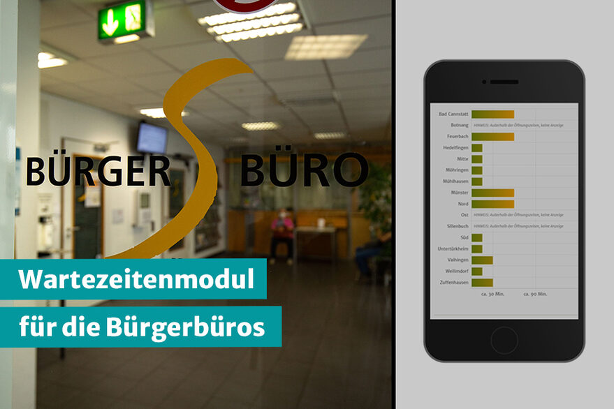Arndt Bär vom Amt für Digitalisierung, Organisation und IT erklärt das Wartezeitenmodul