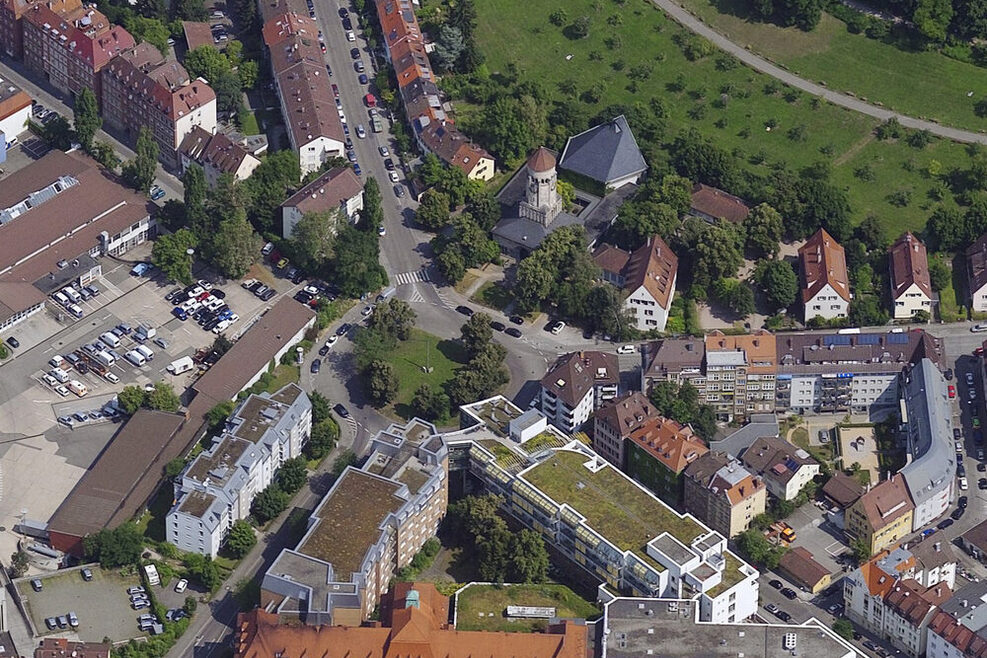 Luftbild: Heilandsplatz