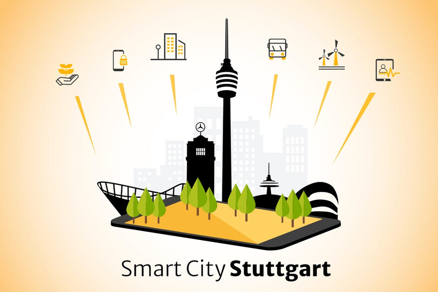 Grafik zur Smart City Stuttgart