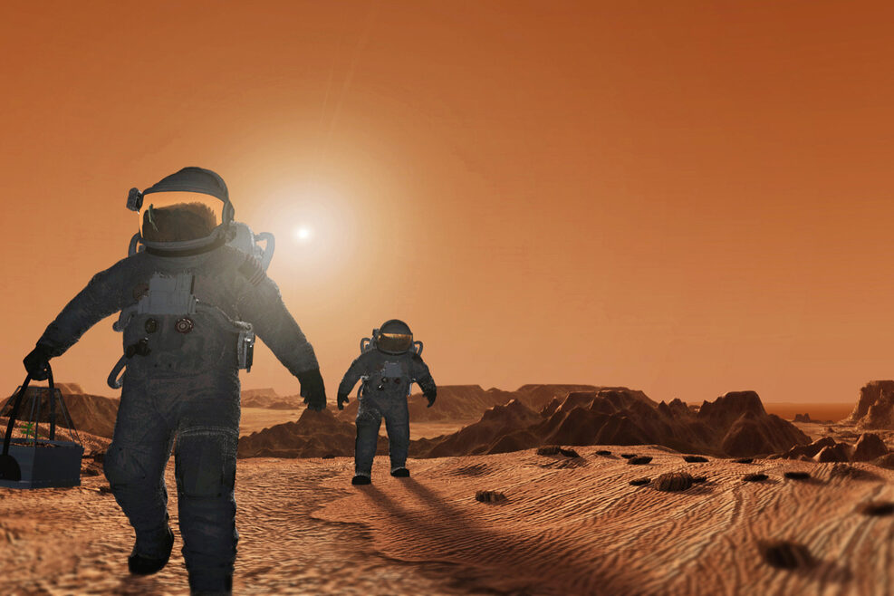 Neu im Programm ist die Fulldome‐Show „Aufbruch zum Mars“.