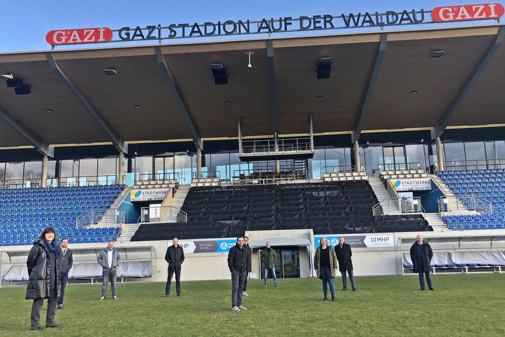 Gazi Stadion auf der Waldau