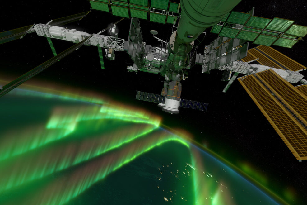 ISS und Aurora