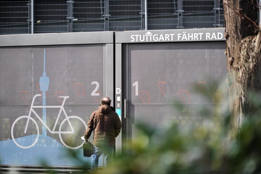 Fahrradgaragen in der Stuttgarter Innenstadt