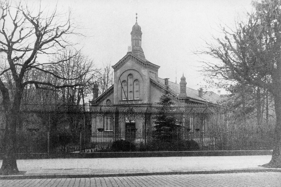 Archivbild der ehemaligen Synagoge von Bad Canstatt