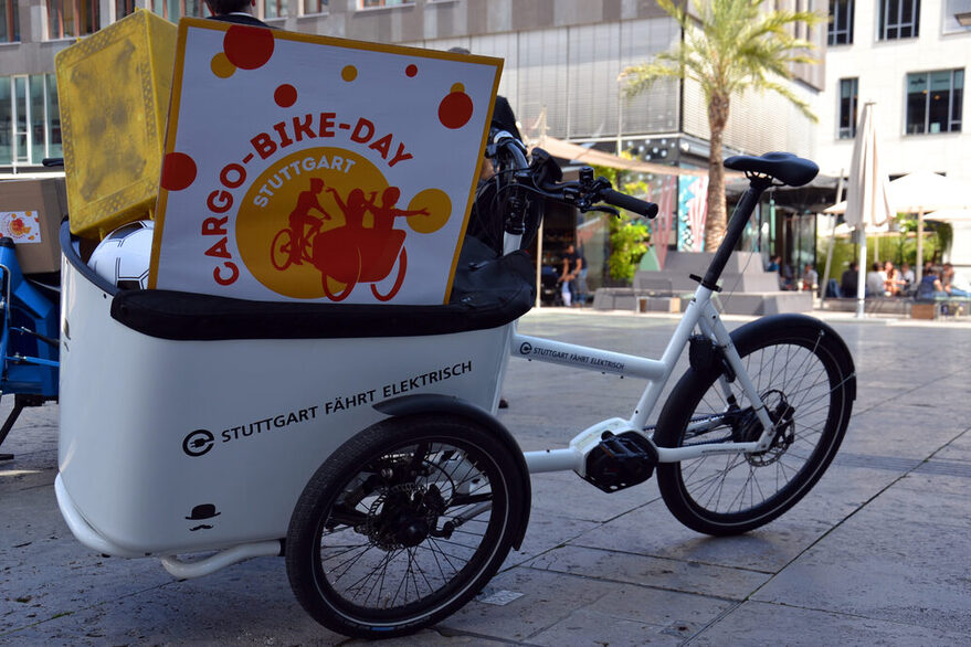 Lastenrad beim Stuttgarter Cargo-Bike-Day