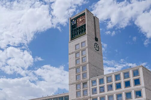 Turm des Stuttgarter Rathauses