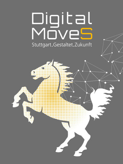 Grafik mit Wort-Bild-Marke von Digital MoveS