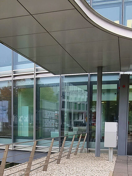 Gebäude Amt für Digitalisierung, Organisation und IT in der Heilbronner Straße 150.