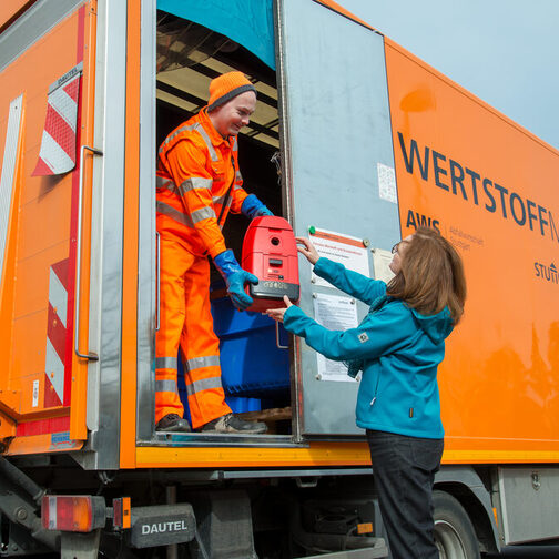 Das Werstoffmobil im Einsatz