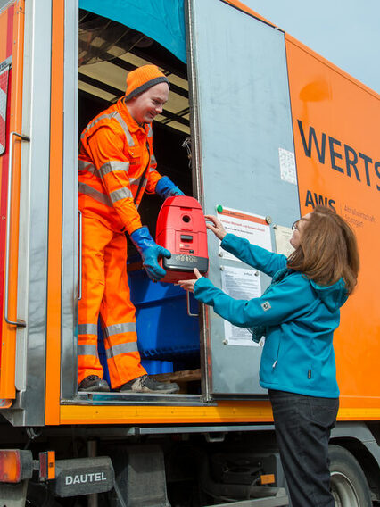 Das Werstoffmobil im Einsatz