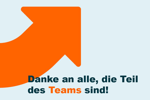 Danke an alle, die Teil des Teams sind!