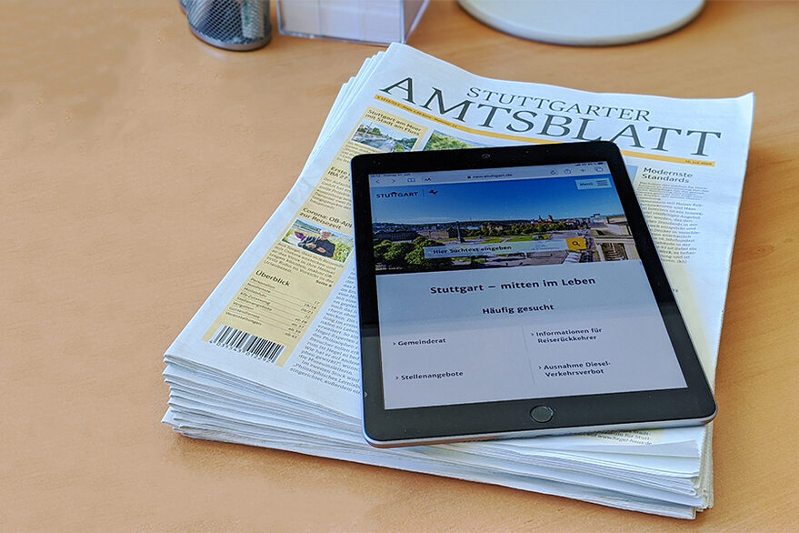 Vorstellung neue Stuttgart Webseite