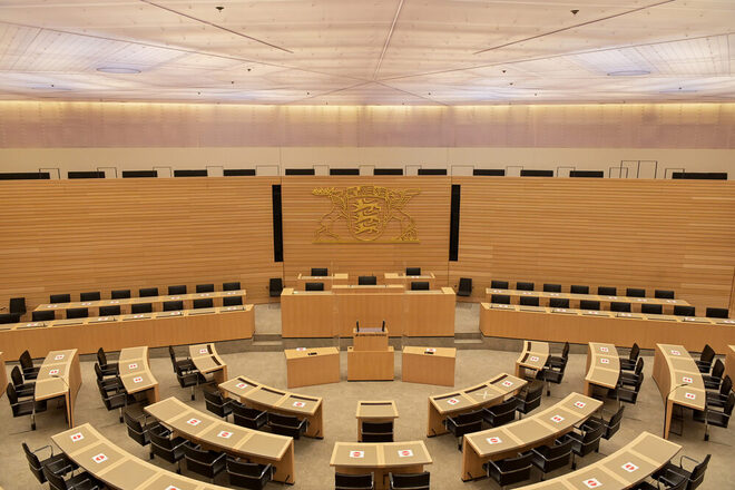 Landtag Baden Württemberg von innen