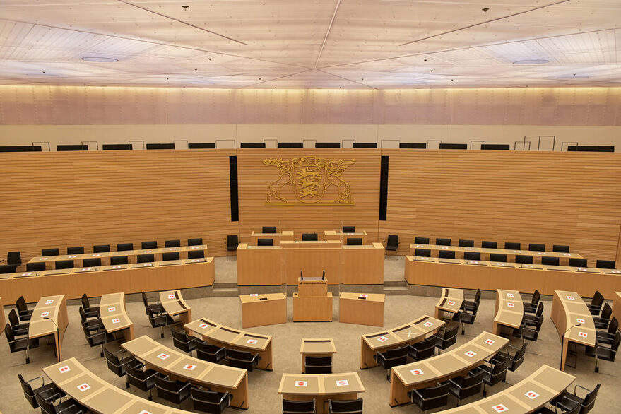 Landtag Baden Württemberg von innen