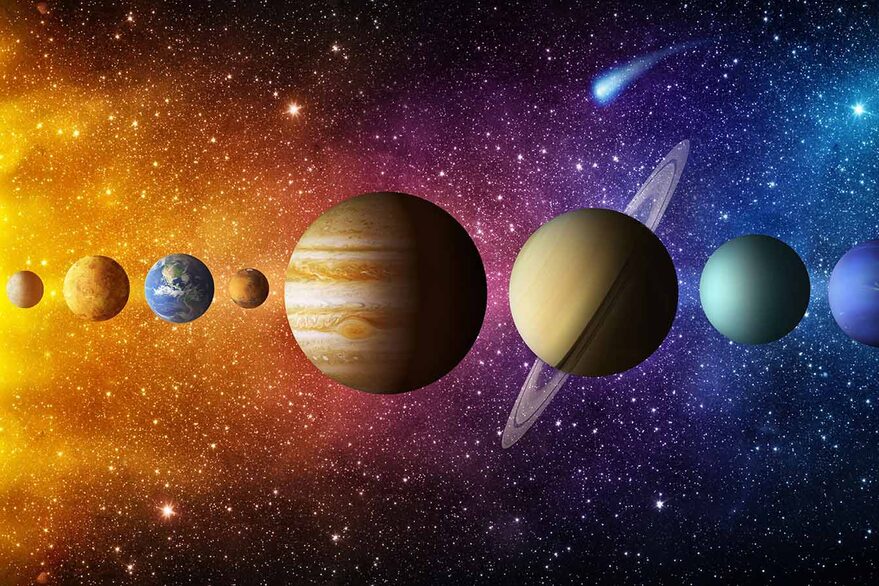 Die Planeten unseres Sonnensystems