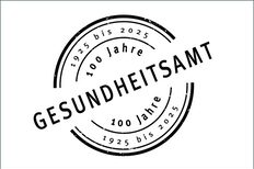 Stempel anläßlich des 100-jährigen Jubiläums des Gesundheitsamtes