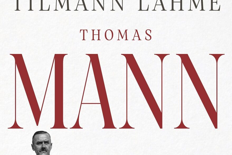 Foto von Thomas Mann in schwarz-weiß, darüber Titel des Buches und Name des Autors in Großbuchstaben