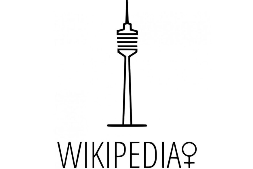 Fernsehturm mit wiki:wo:men Schriftzug